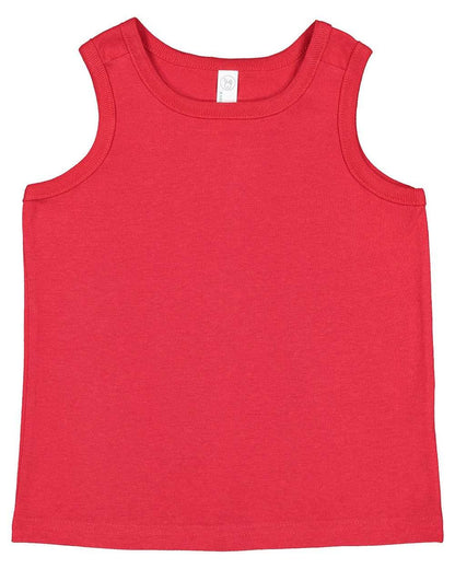 Rabbit Skins Toddler Fine Jersey Tank Top Soft Cotton Sleeve