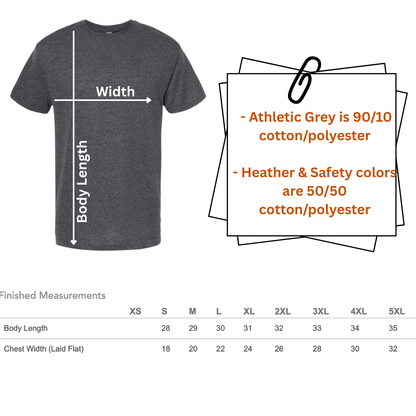 Heather Soft Touch Bulk T-Shirts – M&O 4800