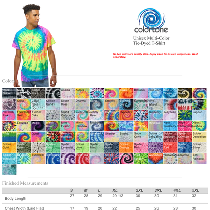 Unisex Tie-Dyed T-Shirt | Colortone | Heavyweight Cotton