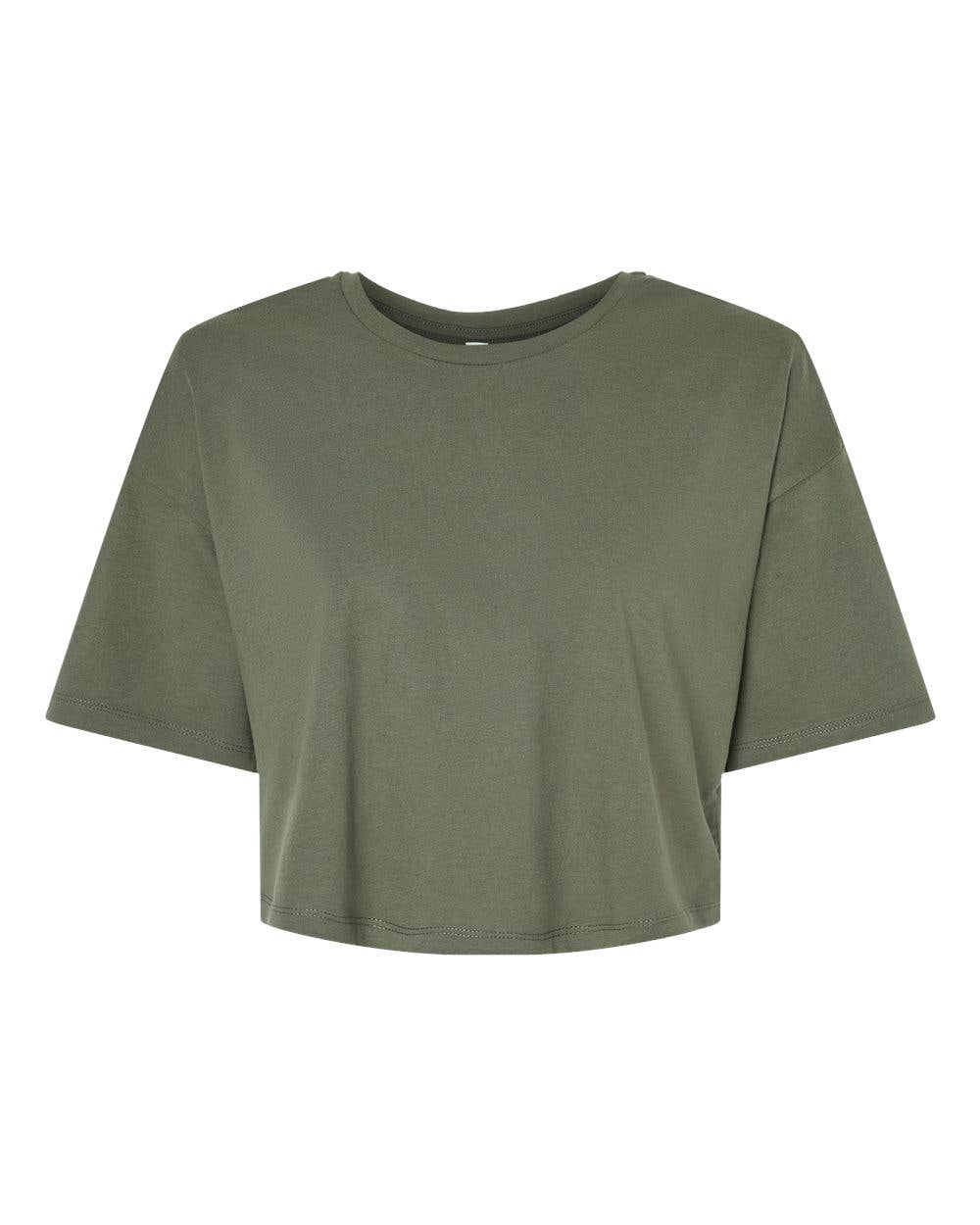 Women’s Jersey Crop Everyday Tee | Soft Mid-Length Top