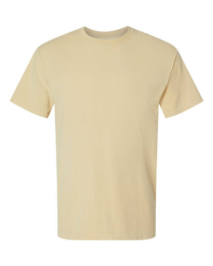 Hanes Comfort Wash Men’s Tee 100% Cotton | Dyed Vintage Feel
