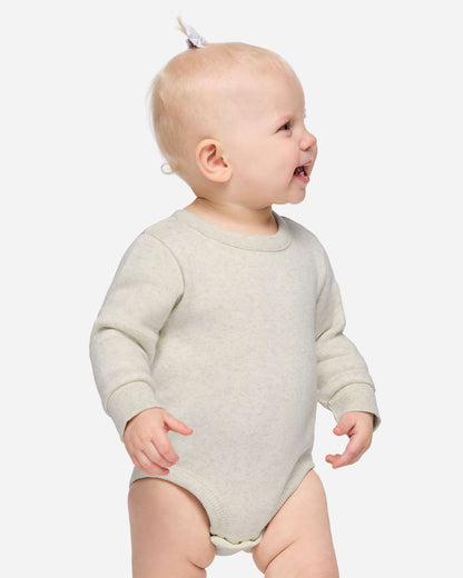 Infant Cotton Long Sleeve Bodysuit Warm & Cozy Fit