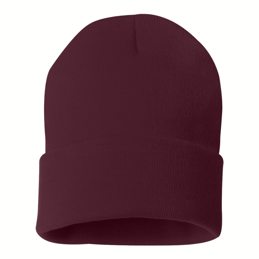 Premium 12” Cuffed Knit Beanie – Warm, Soft & Unisex Winter