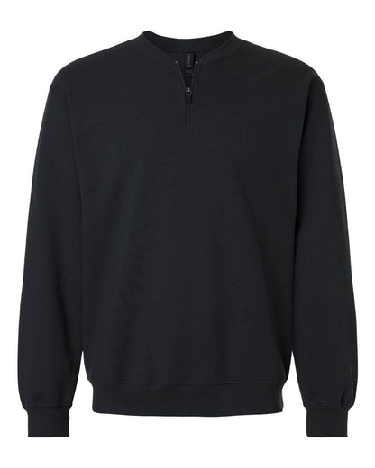 Gildan SF008 Unisex Softstyle Midweight 1/4 Zip Sweatshirt