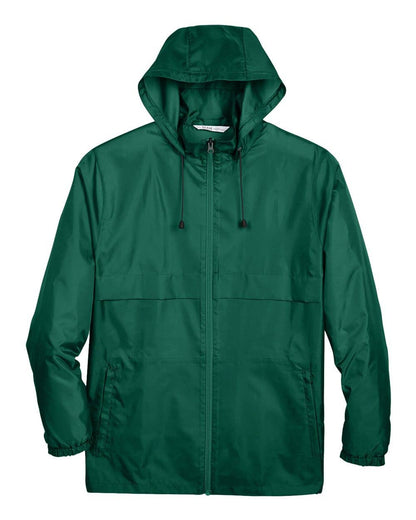 Unisex Lightweight Hooded Windbreaker Jacket Water-Resistant