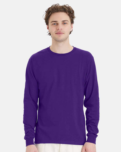 Long Sleeve Top | 100% Cotton Essential Comfort Tee