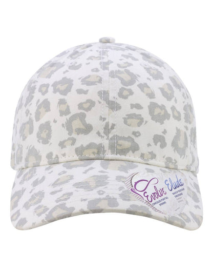 Women’s Vintage-Style Washed Print Baseball Cap | Adjustable