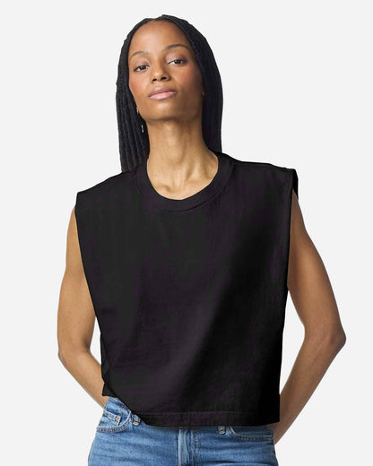 American Apparel | Women’s Heavyweight Muscle Tee | Boxy Fit