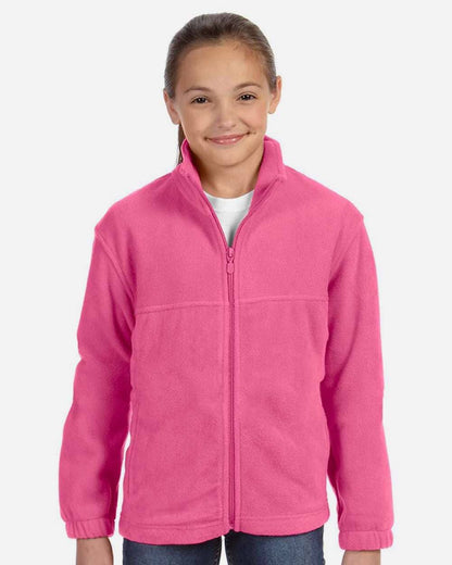 Youth Full-Zip Fleece Jacket | Soft Warm & Comfortable