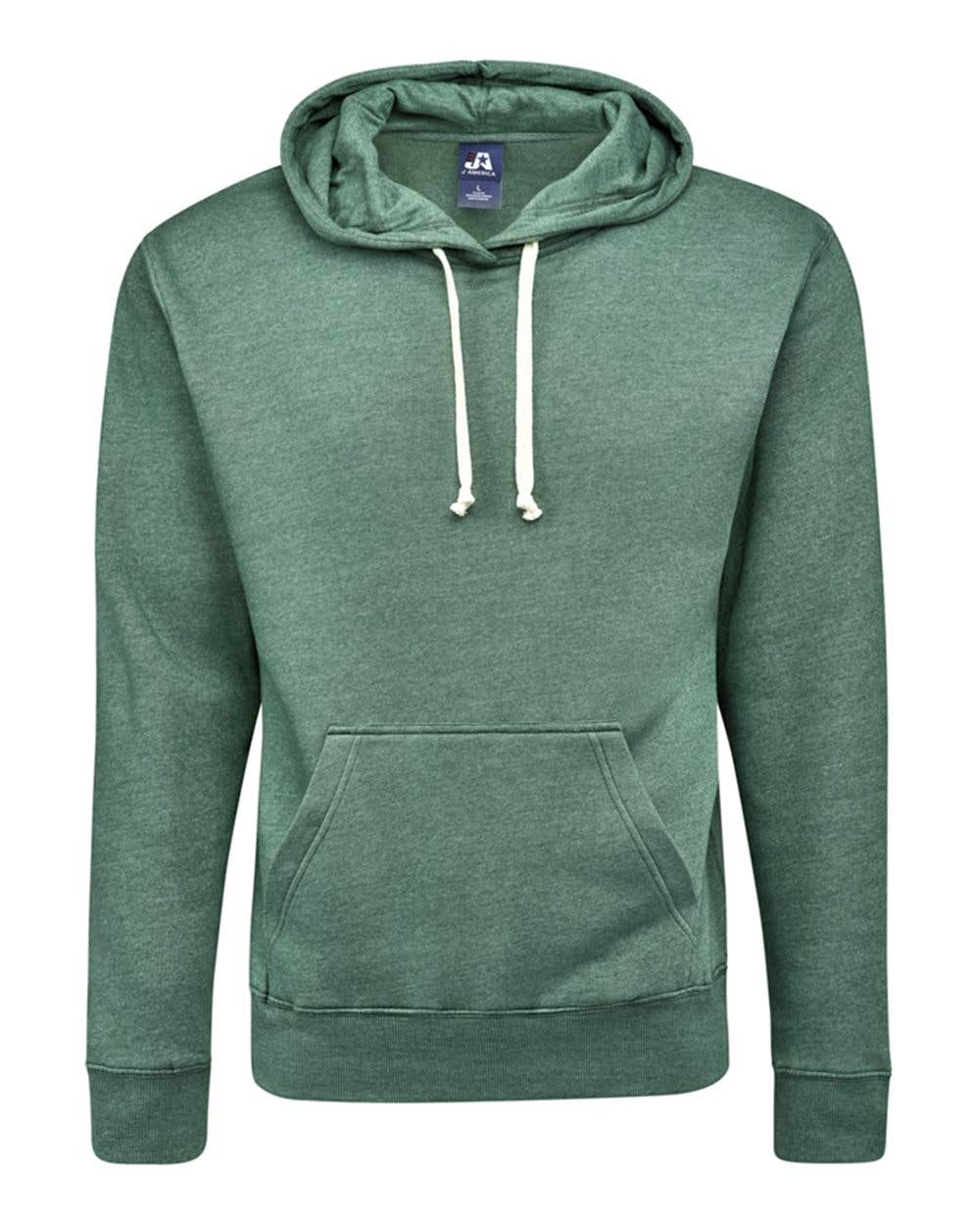 Men’s J. America Relaxed Fit Soft Triblend Fleece Hoodie