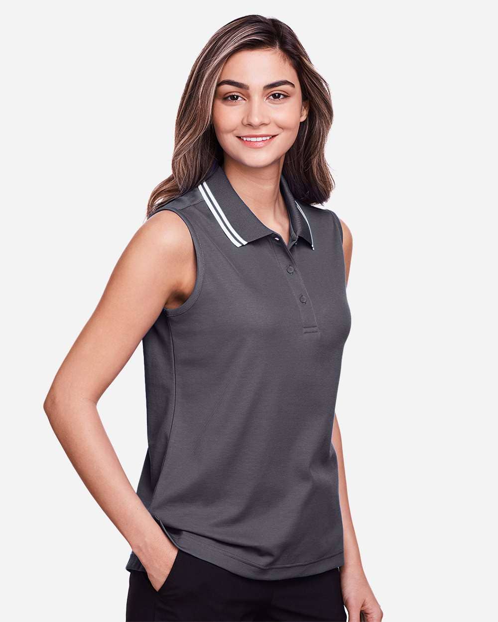 Women’s Sleeveless Performance Polo Breathable, Modern Fit