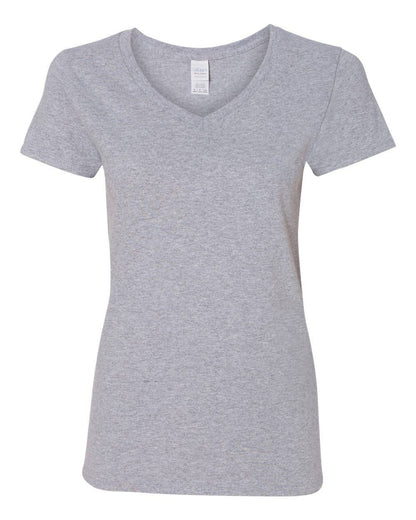 Gildan 5V00L Women’s Heavy Cotton Semi-Fitted V-Neck T-Shirt