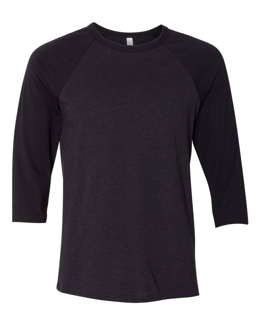 BELLA + CANVAS Unisex 3/4 Sleeve Baseball Tee – Lightweight