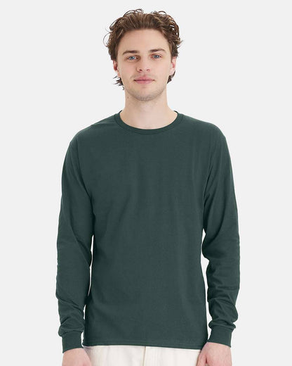 Long Sleeve Top | 100% Cotton Essential Comfort Tee