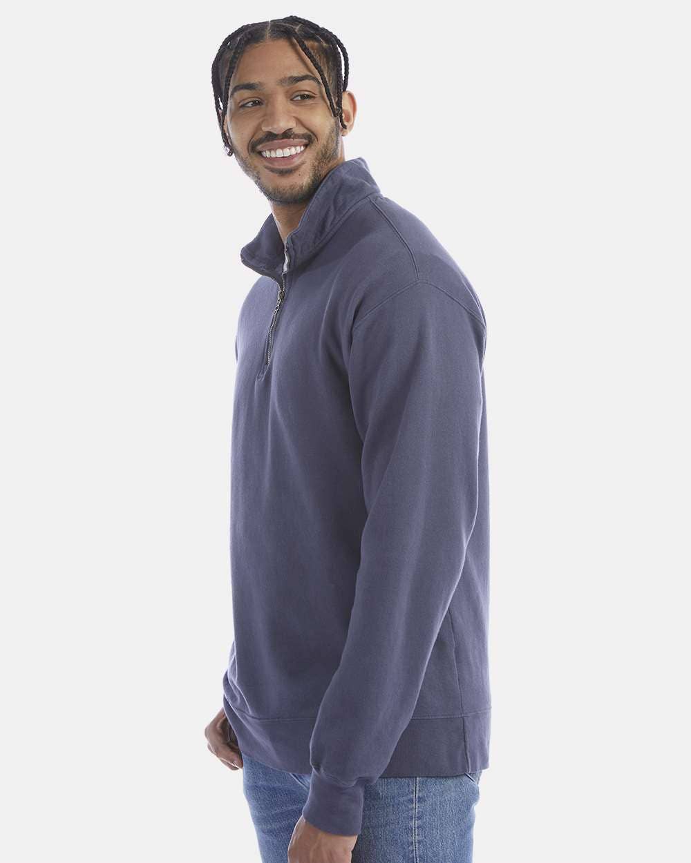 ComfortWash Unisex Quarter-Zip Pullover | Soft Vintage Feel