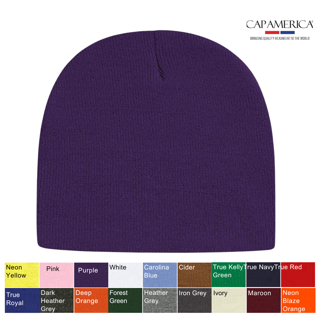 Unisex Acrylic Beanie | Made in USA | Retail Winter Staple