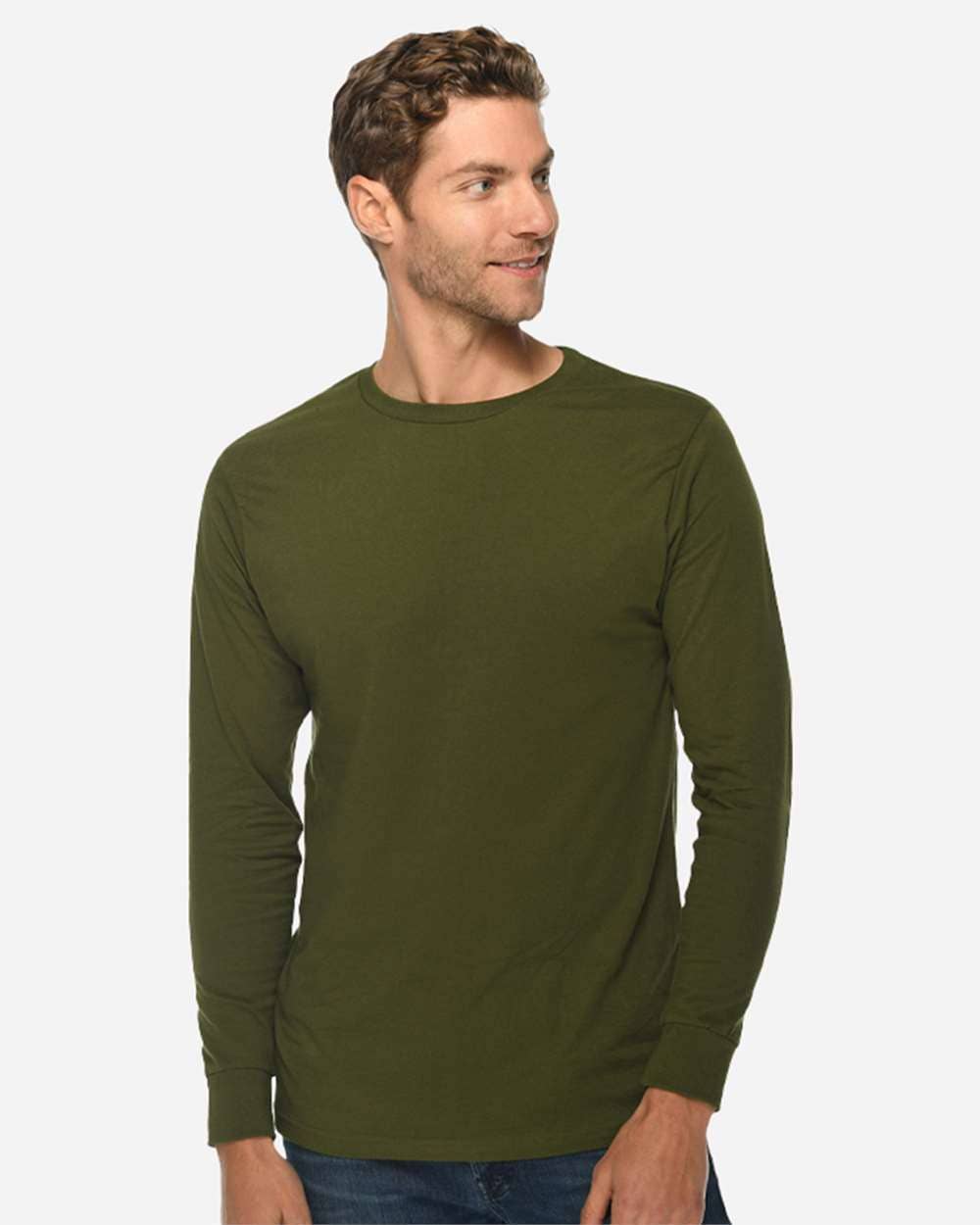 Lane Seven - Heavyweight Long Sleeve Cotton T-Shirt