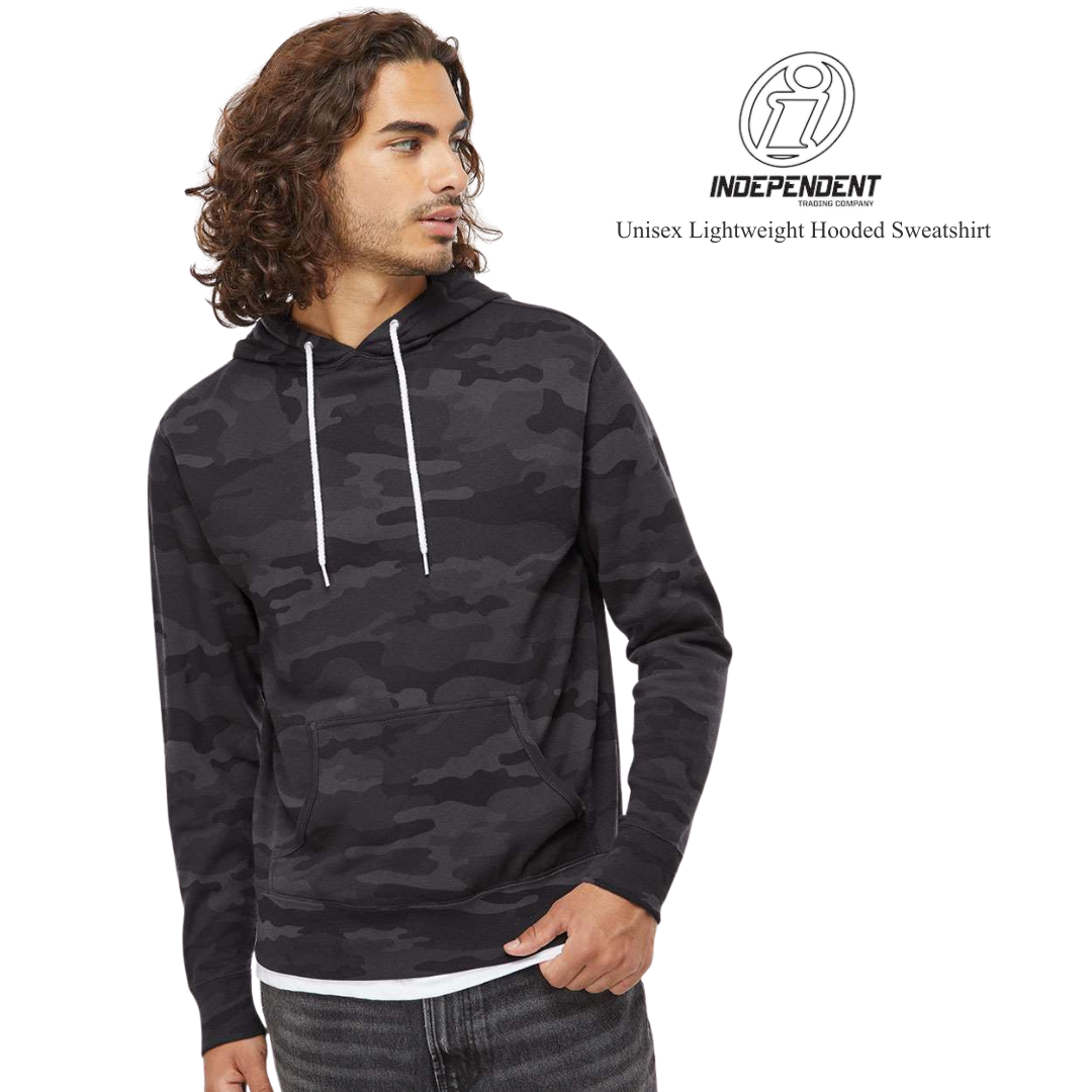 Unisex Lightweight Pullover Hoodie – Soft Ring-Spun Cotton