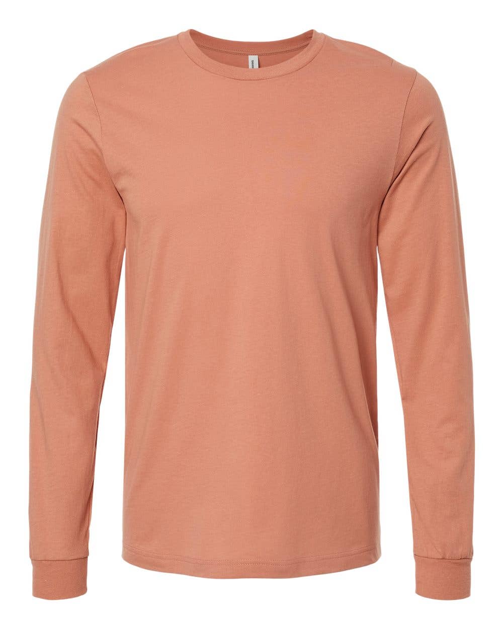 Unisex Soft Cotton Long Sleeve Tee | Bella + Canvas