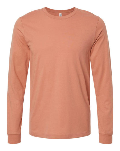 Unisex Soft Cotton Long Sleeve Tee | Bella + Canvas