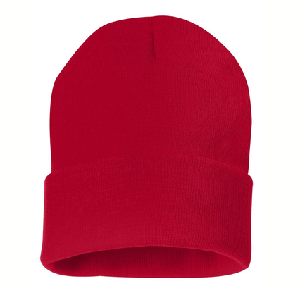 Solid Cuffed Beanie | Knit Winter Hat