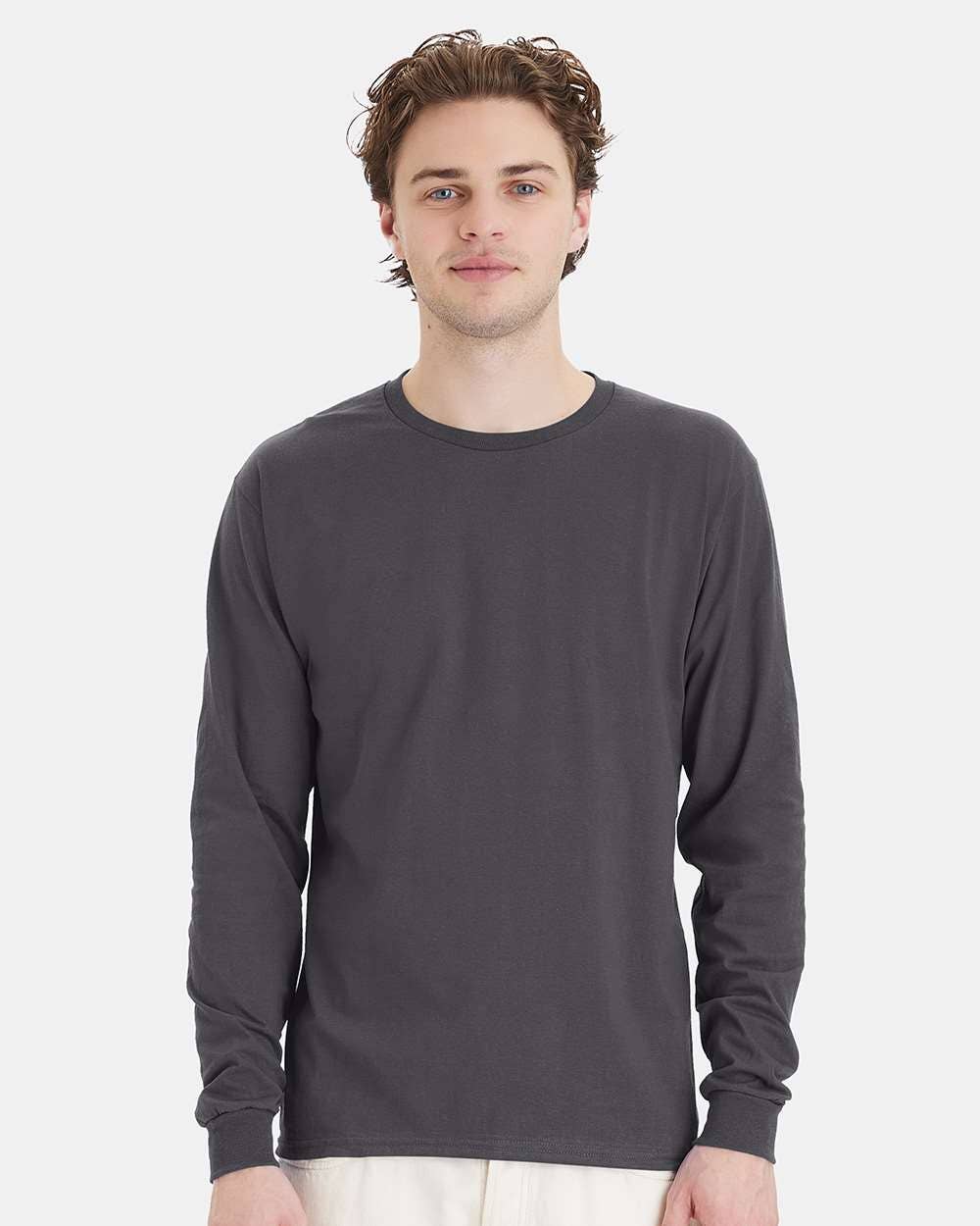 Long Sleeve Top | 100% Cotton Essential Comfort Tee