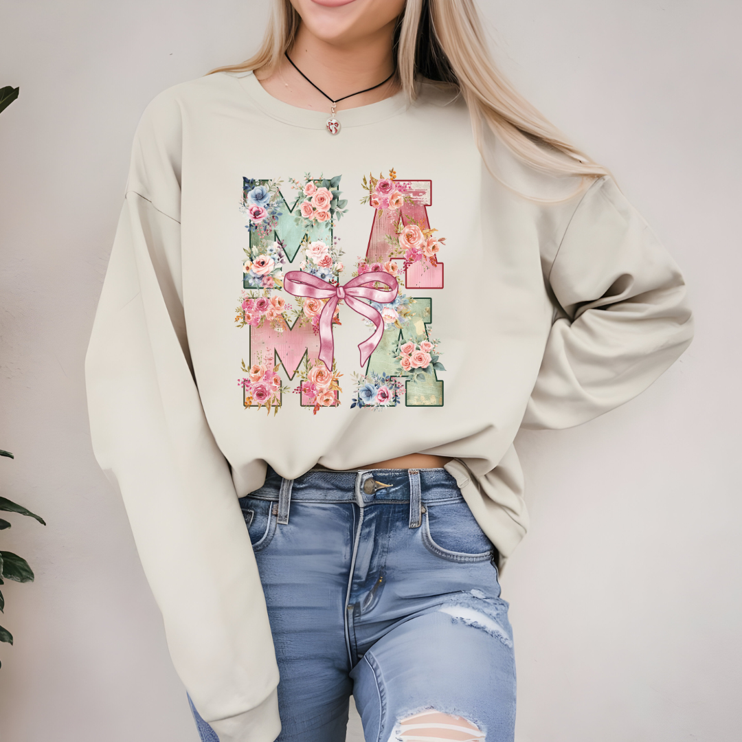 🌸 Floral MAMA Shirt