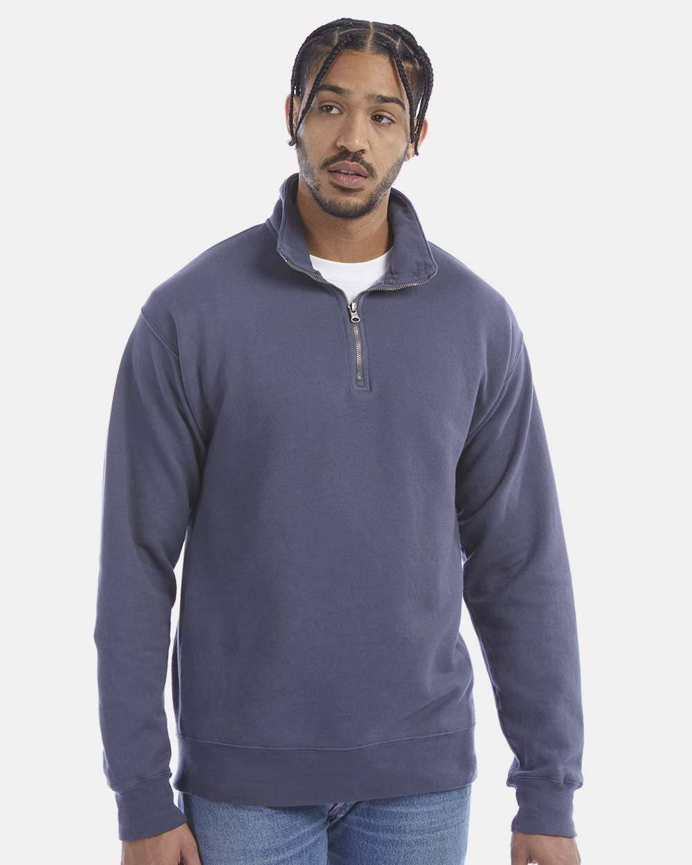 ComfortWash Quarter-Zip Pullover | Premium Garment-Dyed Flee