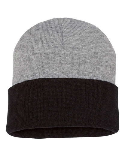 Sportsman 12” Two-Tone Color Blocked Cuffed Beanie
