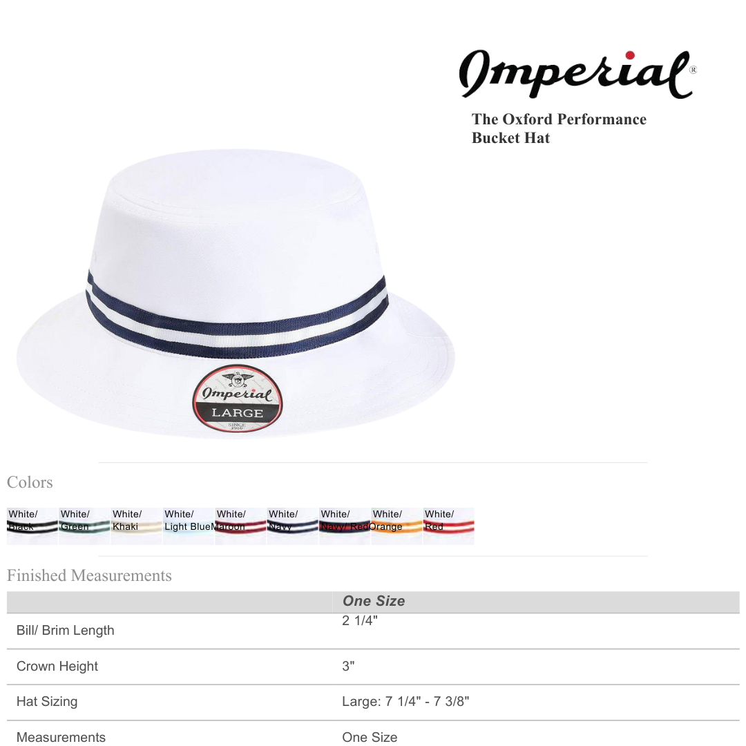 Lightweight Oxford Bucket Hat for Outdoor Wear