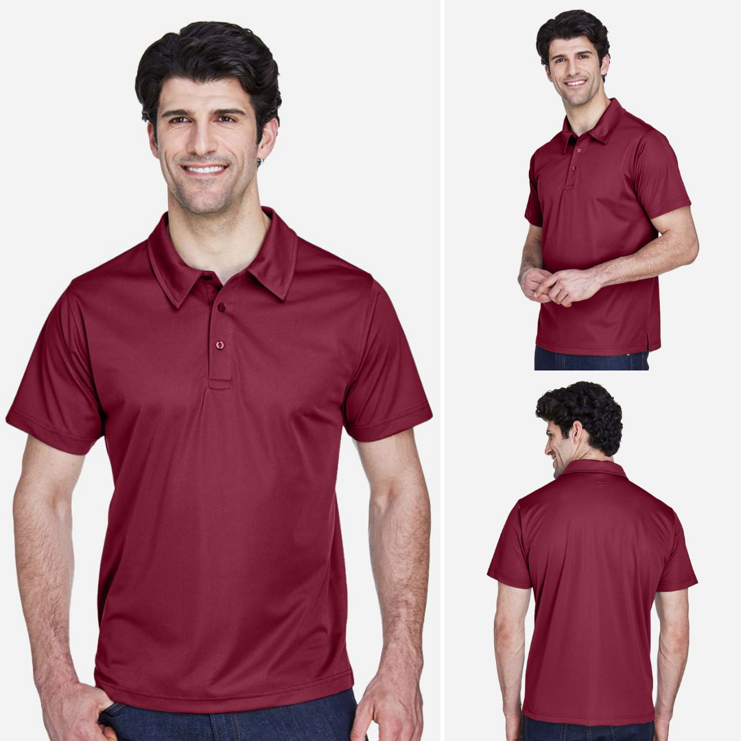 Men's Moisture Wicking Polo for Work Uniforms & Staff Teams