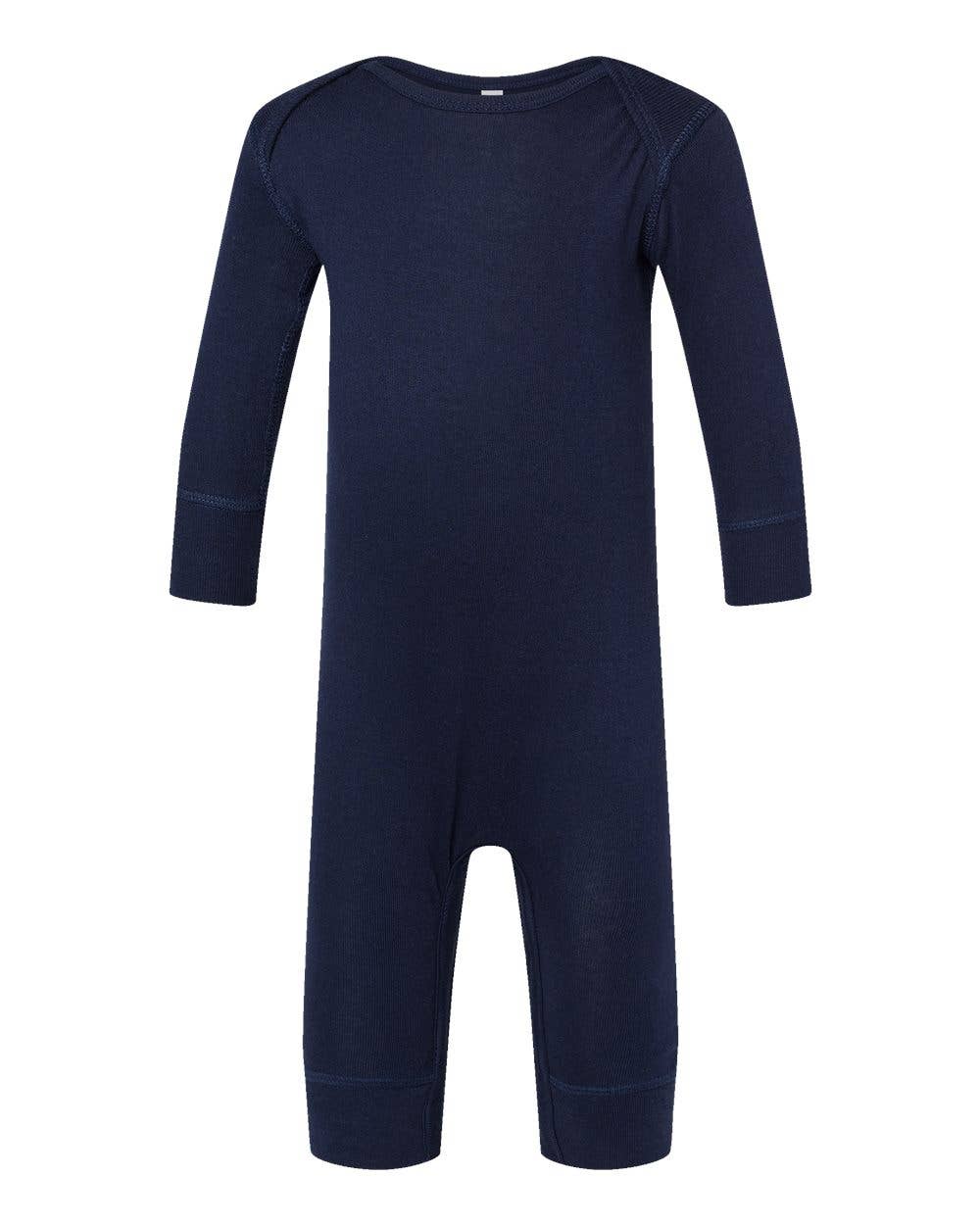 Rabbit Skins Infant Long Leg Rib Bodysuit – Soft Cotton
