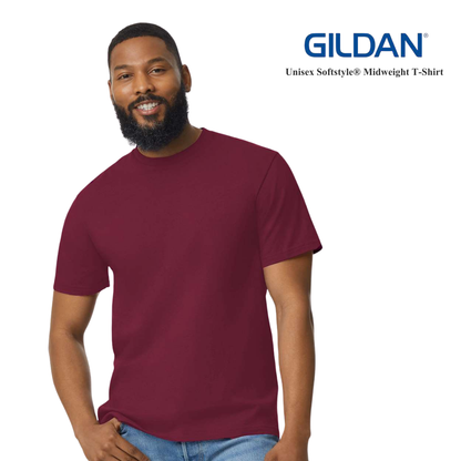 Gildan Unisex Softstyle Midweight T-Shirt – Smooth Cotton