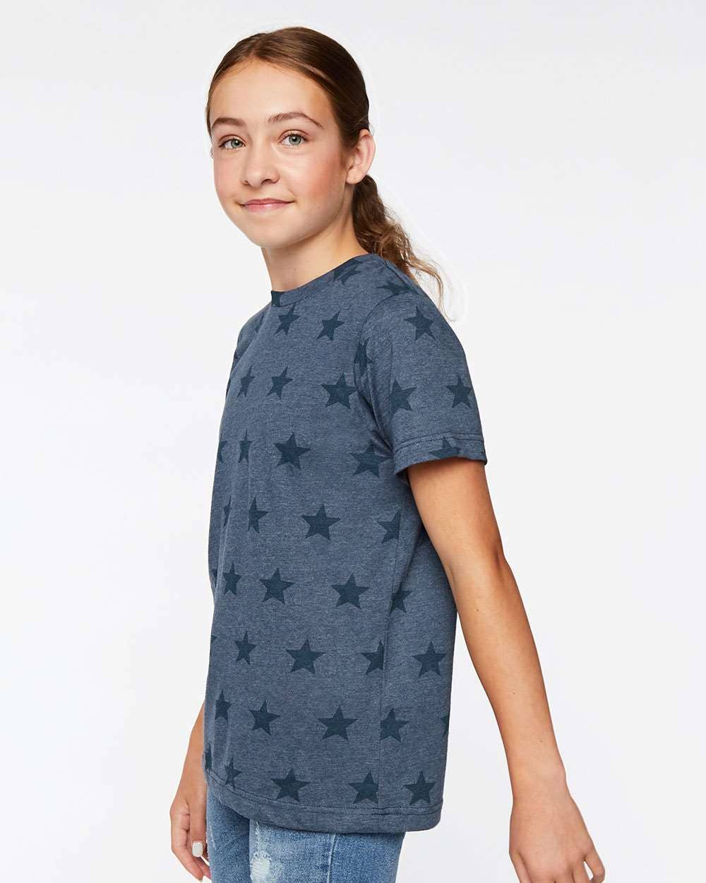 Youth Casual Star Tee | Soft Feel & All-Day Comfort