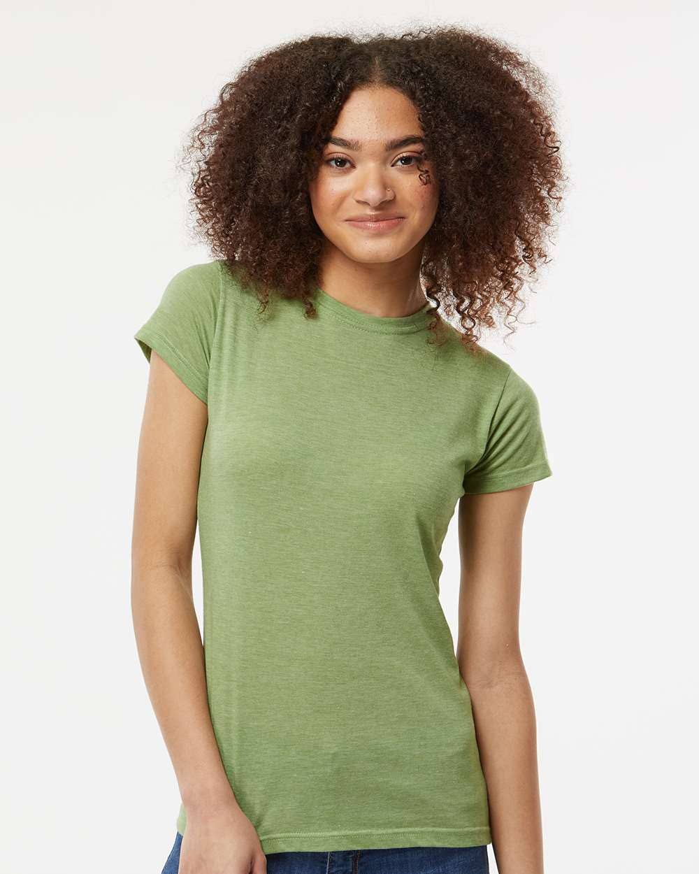 Tultex Women’s 240 Poly-Cotton T-Shirt | Soft Slim Everyday
