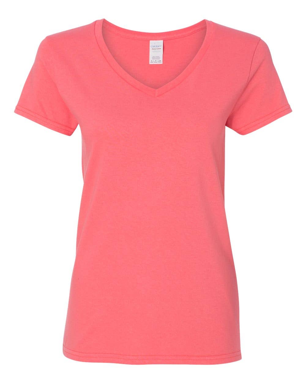Gildan 5V00L Women’s Heavy Cotton Semi-Fitted V-Neck T-Shirt
