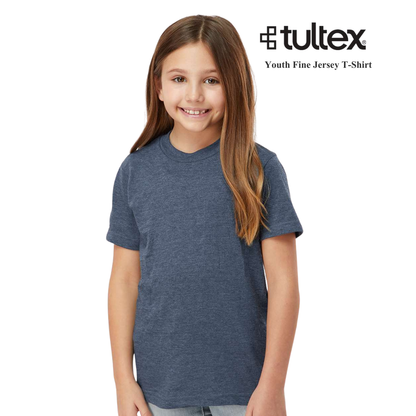 Tultex Youth Fine Jersey Tee | Soft Everyday Wear | XS–XL