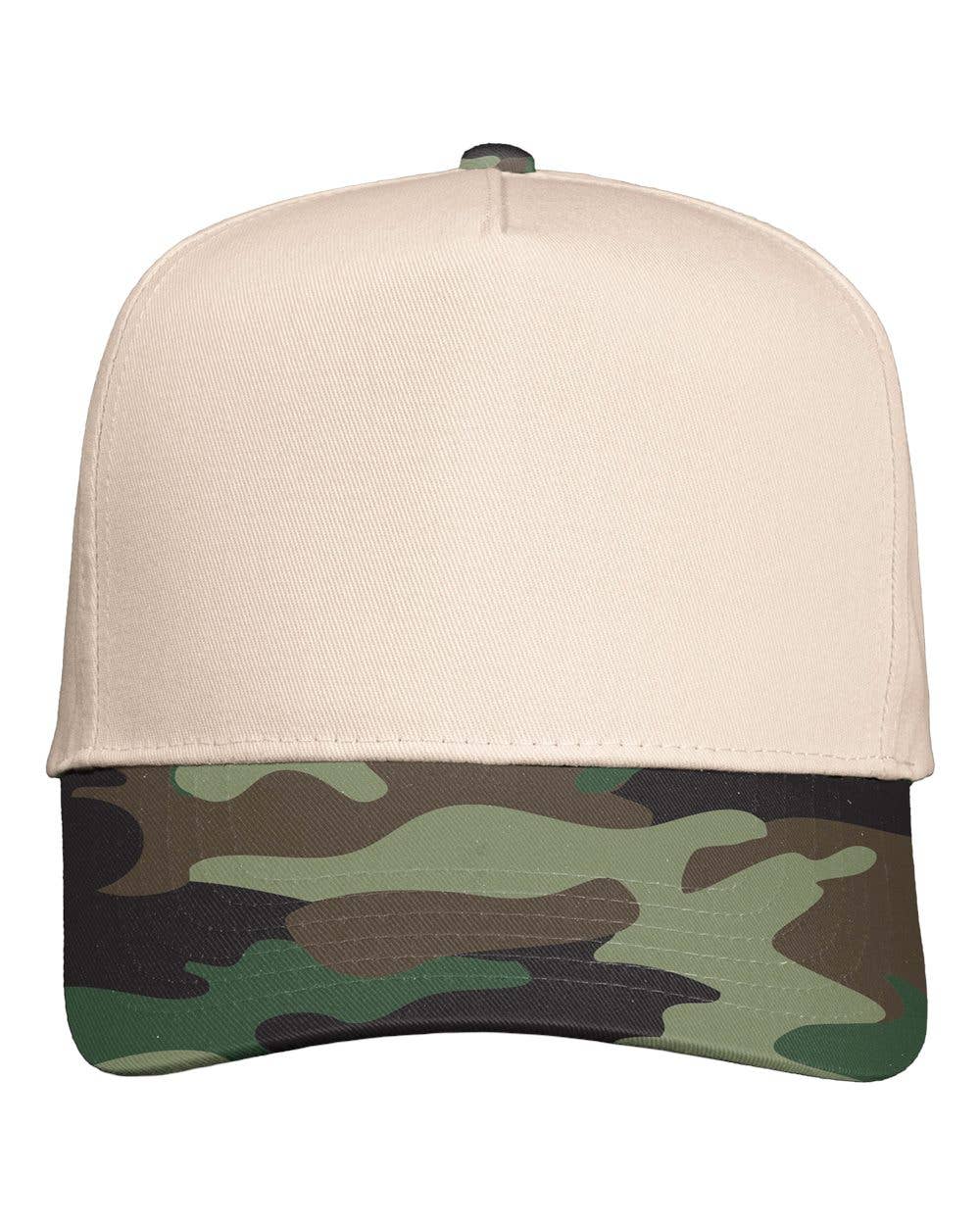 Valucap Adjustable Five-Panel Cap Clean & Comfortable Style