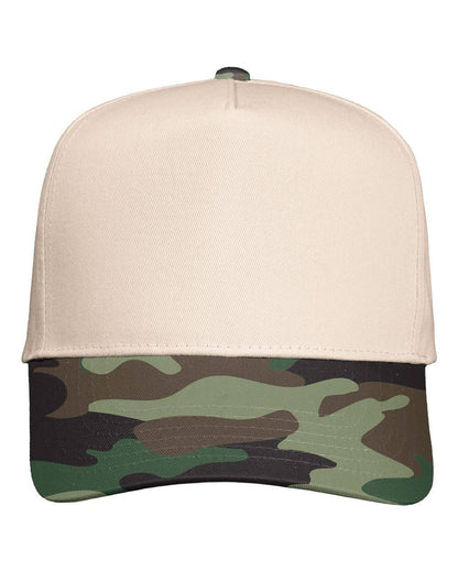 Valucap Adjustable Five-Panel Cap Clean & Comfortable Style