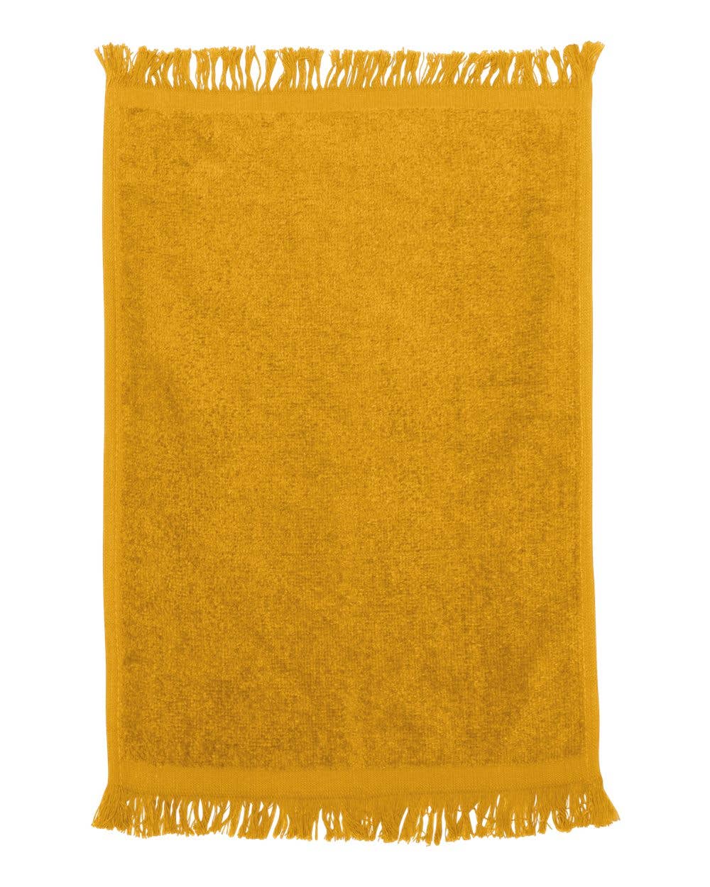 Q-Tees Fringed Fingertip Towel – 11” x 18” Cotton Towel