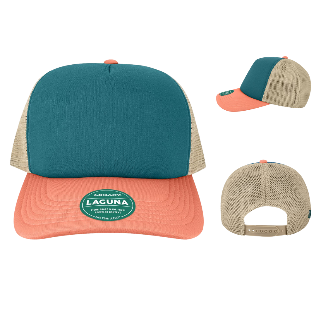 LEGACY Unisex Trucker Snapback Cap – Mesh Back Everyday Hat