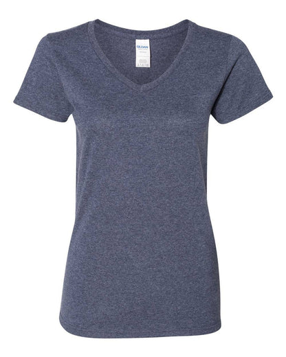 Gildan 5V00L Women’s Heavy Cotton Semi-Fitted V-Neck T-Shirt