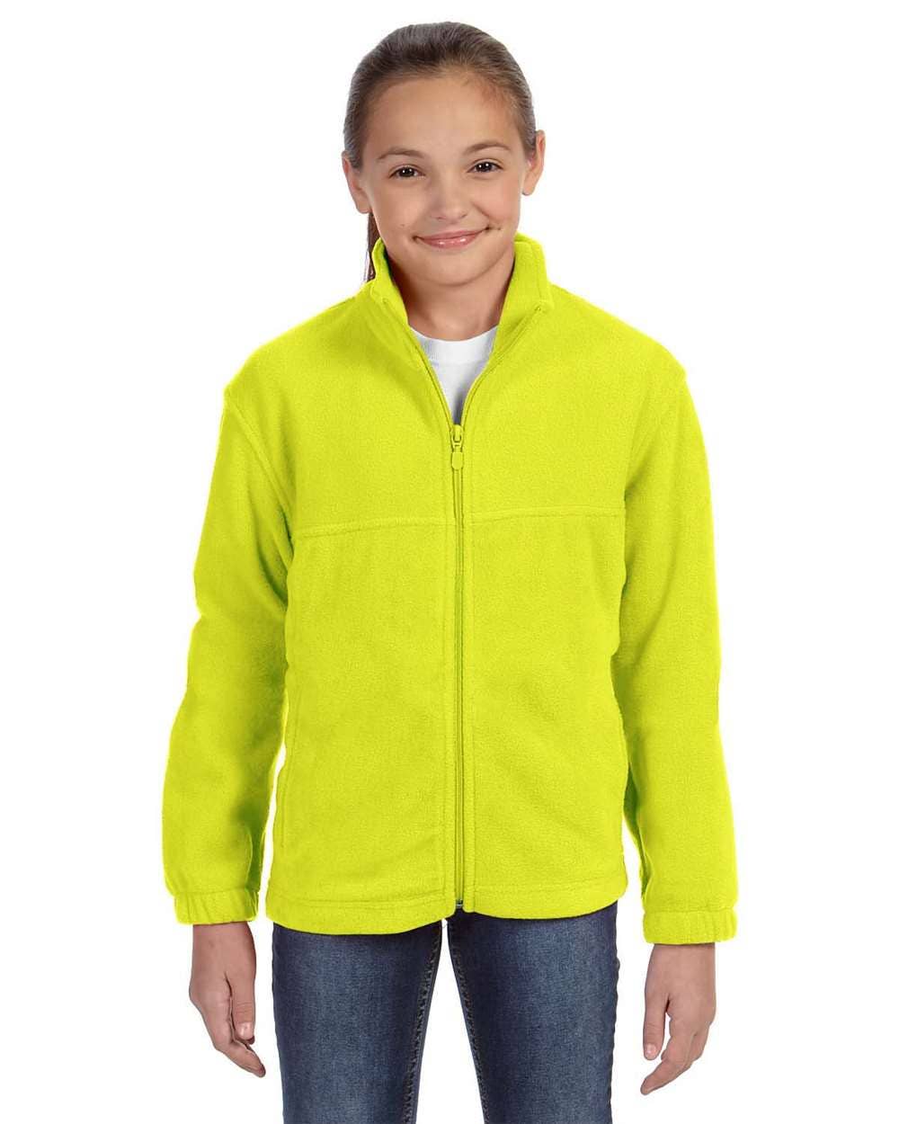 Youth Full-Zip Fleece Jacket | Soft Warm & Comfortable
