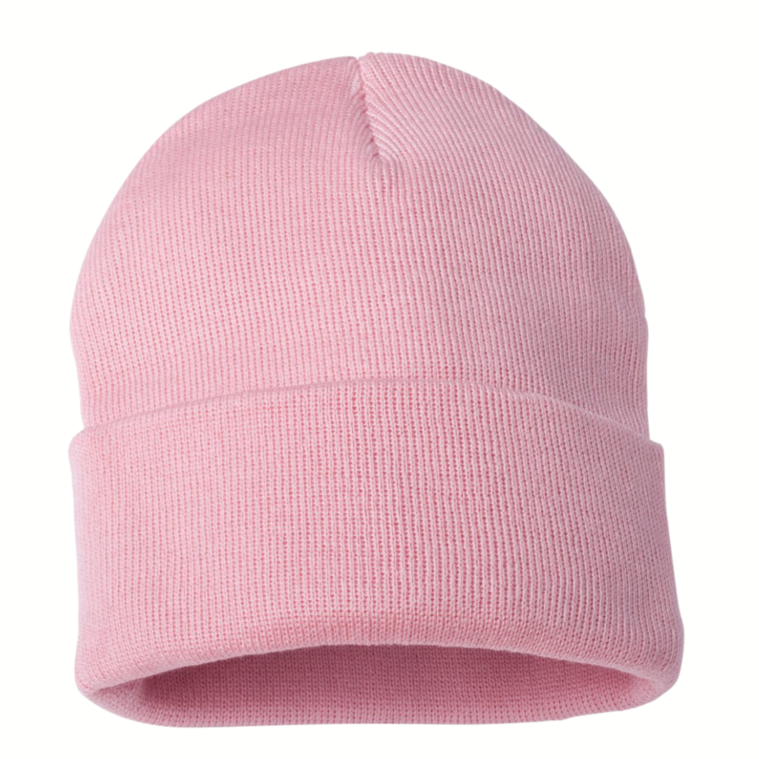 Solid Cuffed Beanie | Knit Winter Hat