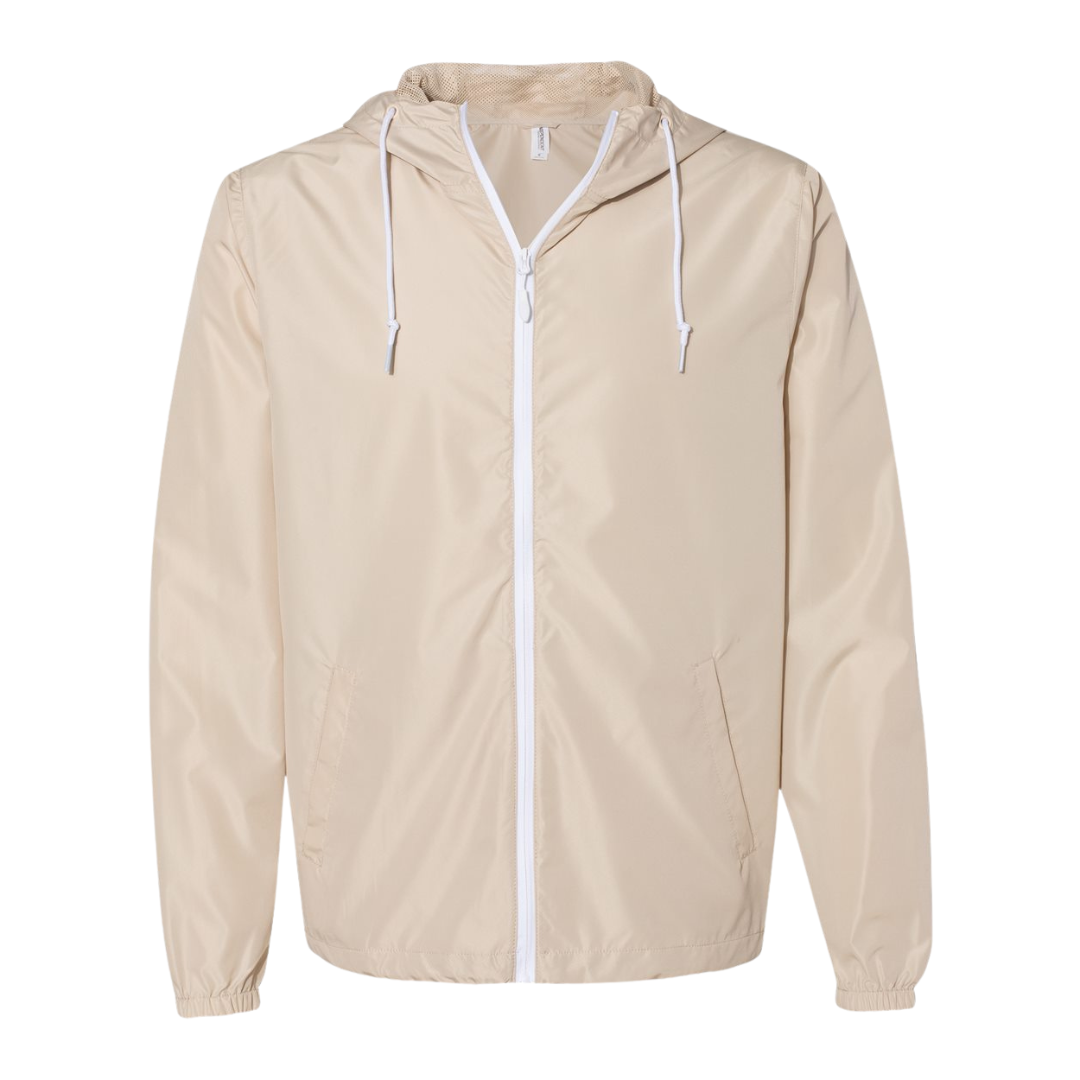 Men’s Lightweight Windbreaker Jacket – Wholesale Full Zip