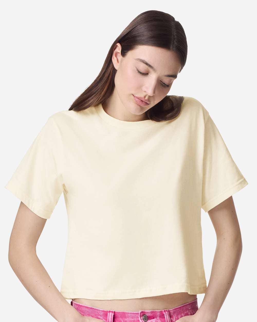 Women’s Boxy Cotton Tee | Everyday Relaxed Style
