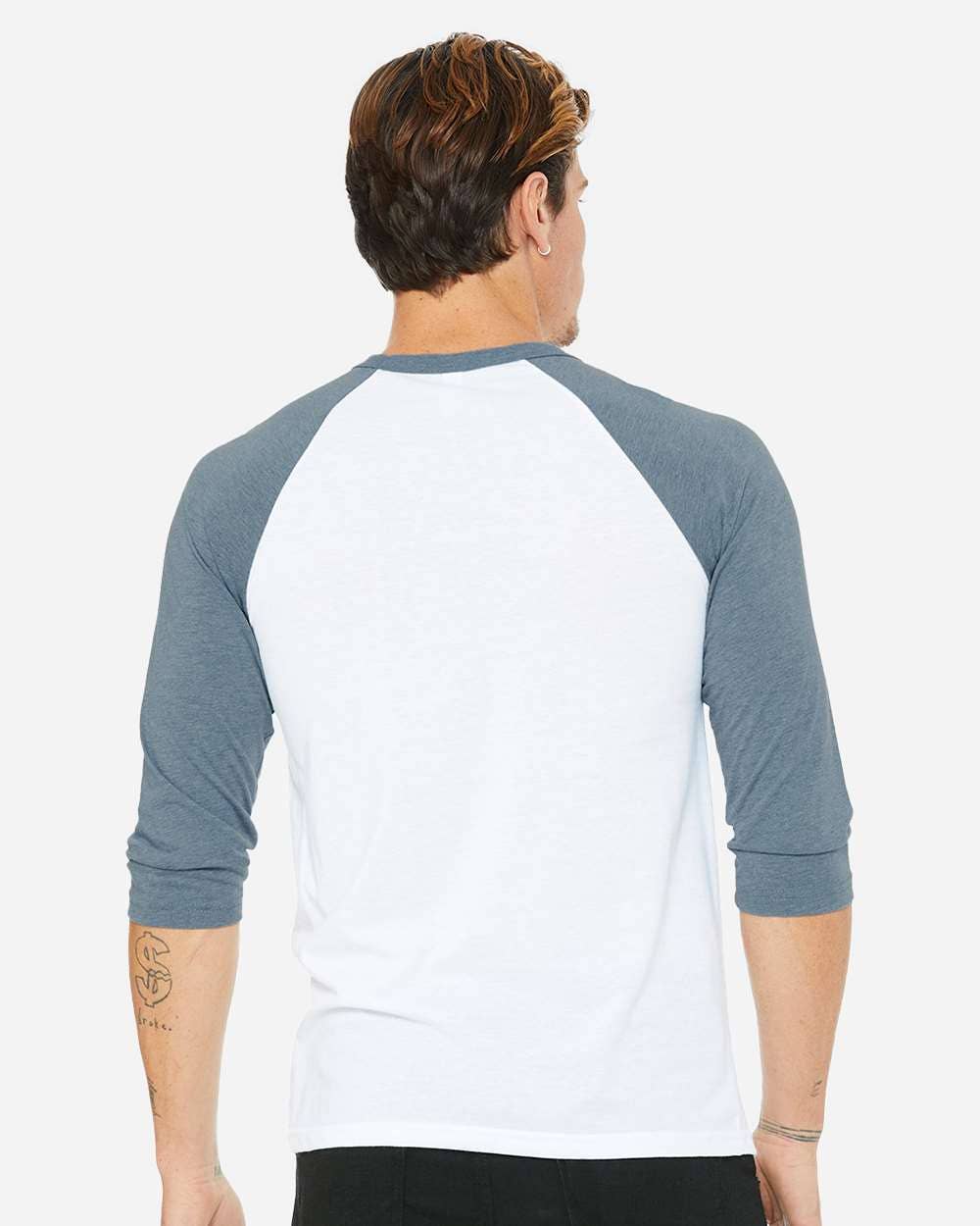 BELLA + CANVAS Unisex 3/4 Sleeve Baseball Tee – Lightweight