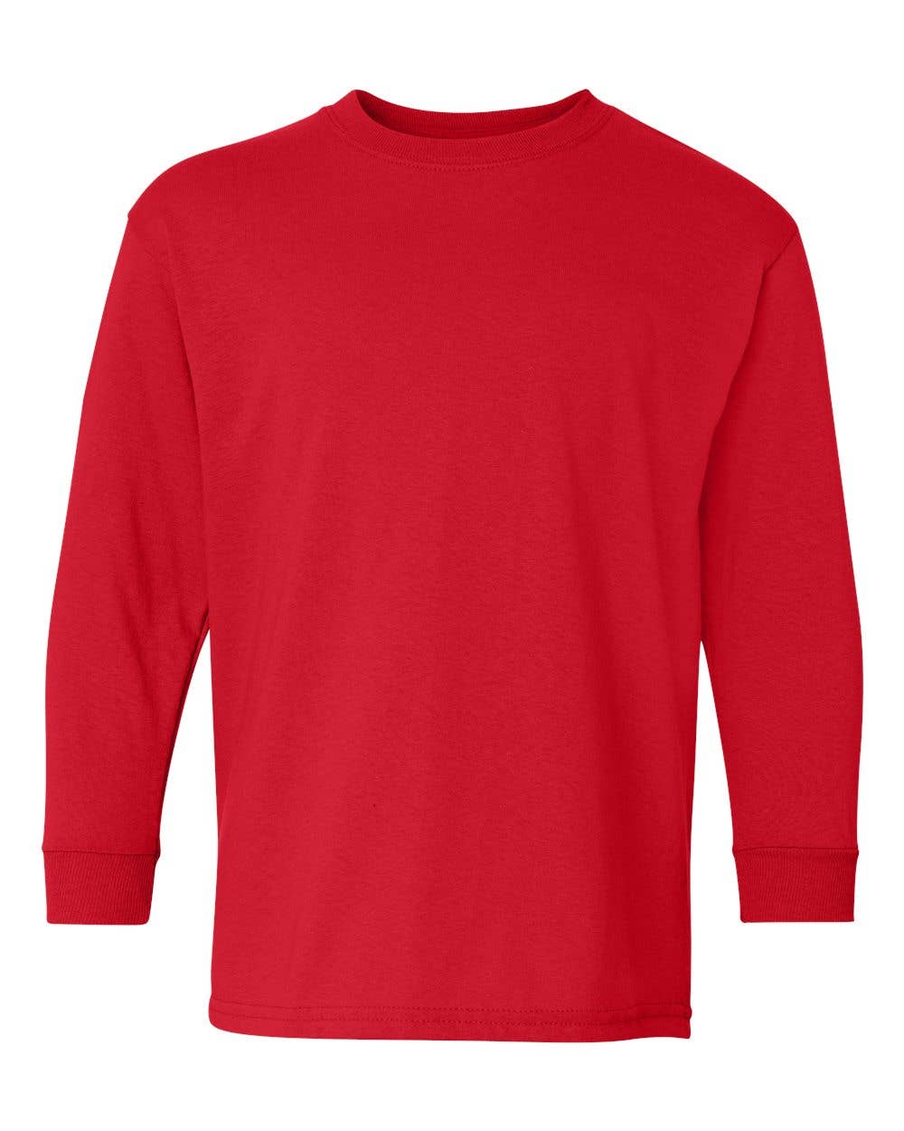 Youth Heavy Cotton Long Sleeve Tee | Soft Durable Comfort