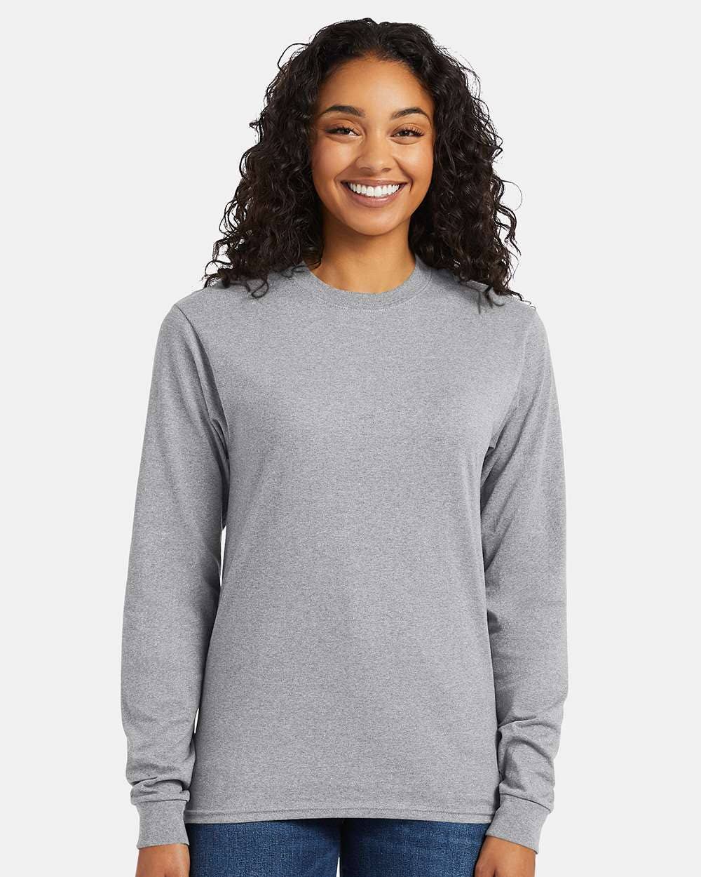 Long Sleeve Top | 100% Cotton Essential Comfort Tee