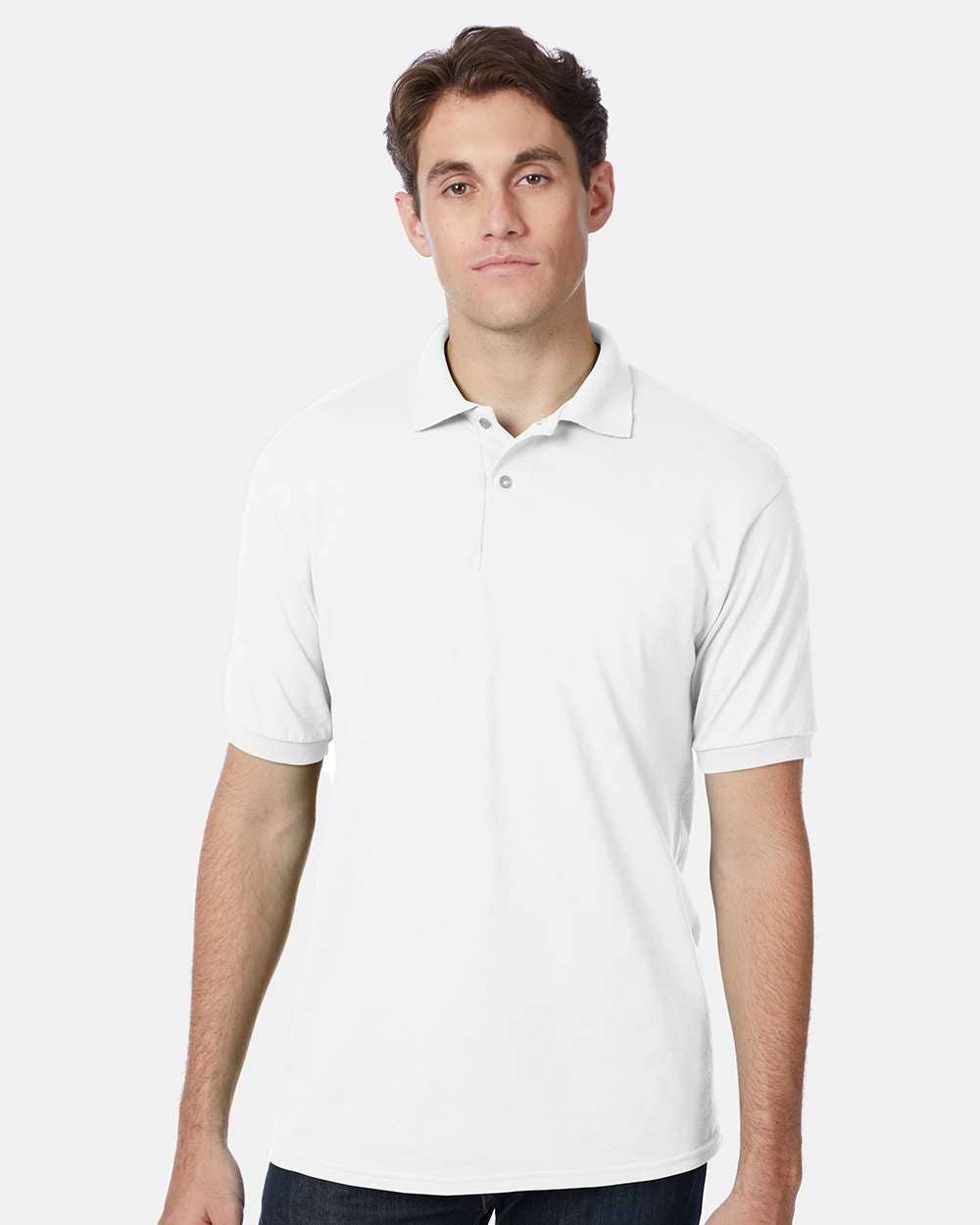Hanes EcoSmart Polo Shirt | Cotton-Poly Jersey | Classic Fit